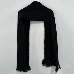 John Elliot Mohair Black Scsrf NWT